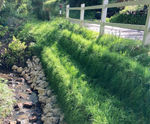Flex MSE vegetated wall system for carriageway embankment repair works
