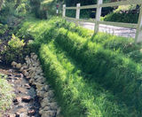 Flex MSE vegetated wall system for carriageway embankment repair works - on this page
