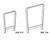 Ribbon - polyamide or stainless steel cycle stand 1