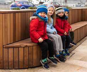 Bespoke seating and planter system - Wexford