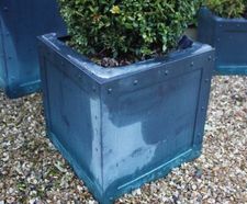 Garden Classics - Brunel Cube industrial-style outdoor planters