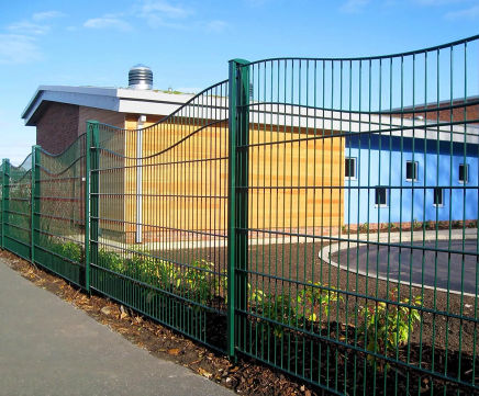 Dulok WaveTop - decorative double wire rigid mesh panel fencing