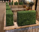 Artificial Buxus Hedges - realistic synthetic hedges for outdoor use - on this page