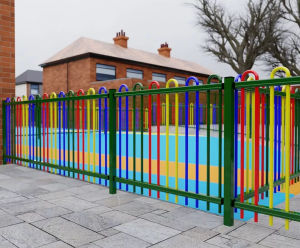 FlexaRail - contour vertical bar railing system