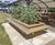 Timber outdoor seating, planters and litter bins for school 5