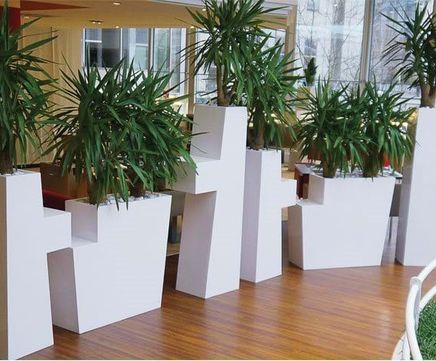 Avant-Garde - Easter Island lightweight GRP indoor planters