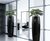 Fusion Avant-Garde Planter - tall contemporary fibreglass plant pot 0
