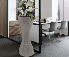 Avant-Garde Time - hourglass shaped decorative planter