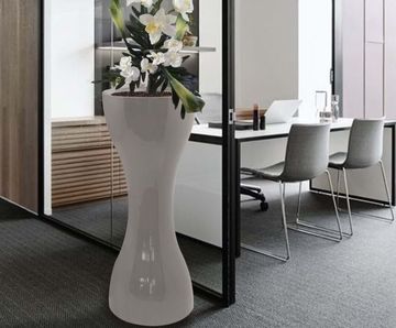 Avant-Garde Time - hourglass shaped decorative planter