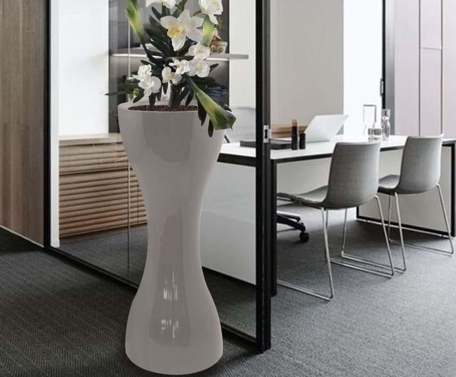 Avant-Garde Time - hourglass shaped decorative planter