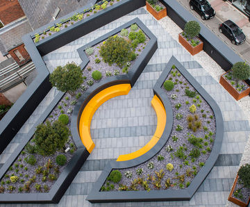 Bespoke Fibreglass Planters - lightweight custom planters