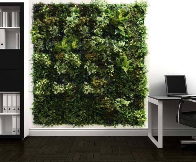 Feature Wall - replica green wall panel for interior or exterior design