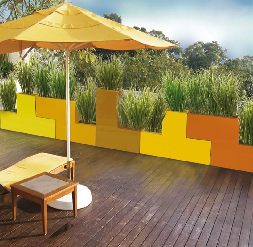 Avant-Garde - Bloks ultra-lightweight modular outdoor planters | Images