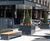 Outdoor seating and planters for Park House Library, Dublin 0