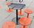 Outdoor furniture for refurbishment of college courtyards 5