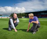 Examining football pitch maintenance at Stirling Albion FC - on this page