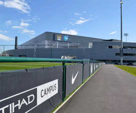 Sports fencing for Etihad training complex