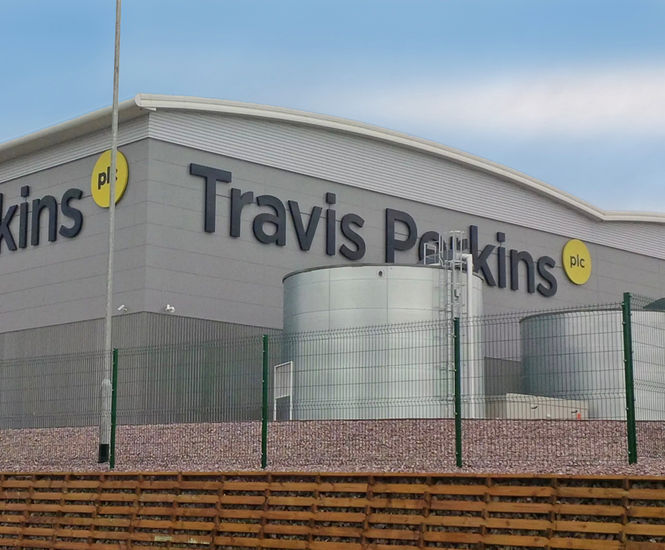 Perimeter fencing for Travis Perkins distribution centre