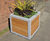 Bedlington – large steel-framed timber planter 3