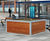 Bedlington – large steel-framed timber planter 7