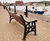 Eastgate – classic cast iron bench hardwood slats 1