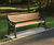 Eastgate – classic cast iron bench hardwood slats 7