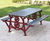 Eastgate  – cast iron picnic bench with iroko slats 4