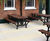 Eastgate  – cast iron picnic bench with iroko slats 10