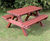Sneyd Hill Picnic Bench - recycled plastic picnic table 6