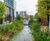 Waterfalls, aeration and automatic irrigation at East India dock 10