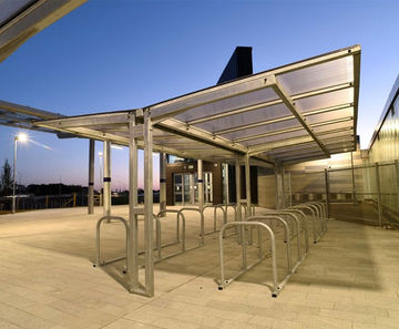 Coventry Gullwing – cycle shelter for up to 24 bikes