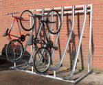 Neath semi-vertical cycle rack