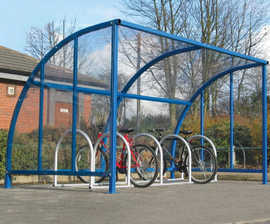 Wardale – modular steel cycle shelter