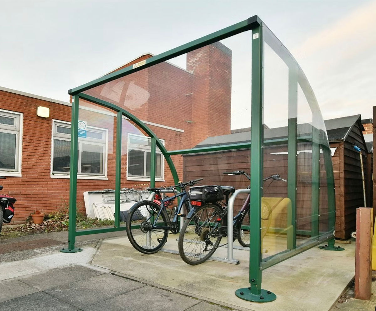 Wardale â modular steel cycle shelter | Broxap | ESI External Works