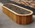 Paisley – large curved timber planter 4