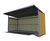 Blox A – timber and steel-framed cycle shelter 0
