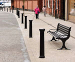 Blackburn Cast Iron Bollard - cast iron bollard with pillar box top