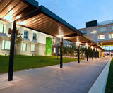 Burntwood Cantilever Walkway - modular covered outdoor path - on this page