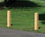 Bx17 Flat – flat top hardwood timber bollard 4