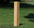 Bx17 Flat – flat top hardwood timber bollard 0