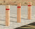 Bx17 Flat – flat top hardwood timber bollard 7