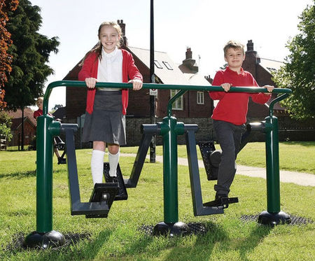 Childrens Double Health Walker – outdoor fitness station | Broxap | ESI ...