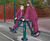 Children's Double Slalom Skier – outdoor fitness station 2
