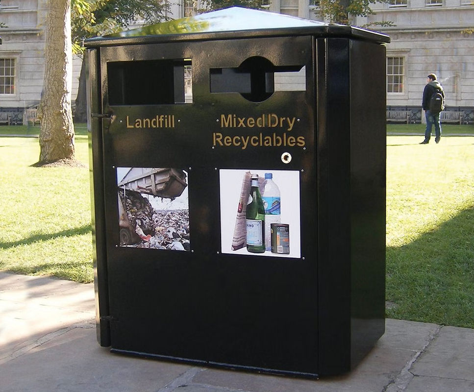 Images for Derby Double 2 bay outdoor recycling bin