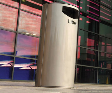 Derby Eros – stainless steel litter bin
