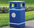 Derby Standard – mild steel litter bin, 120 litre 3