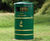 Derby Round – galvanised steel litter bin 3