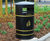 Derby Round – galvanised steel litter bin 5
