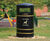 Derby Round – galvanised steel litter bin 7