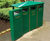 Derby Triple Recycling Bin - 3 bay outdoor bin 4